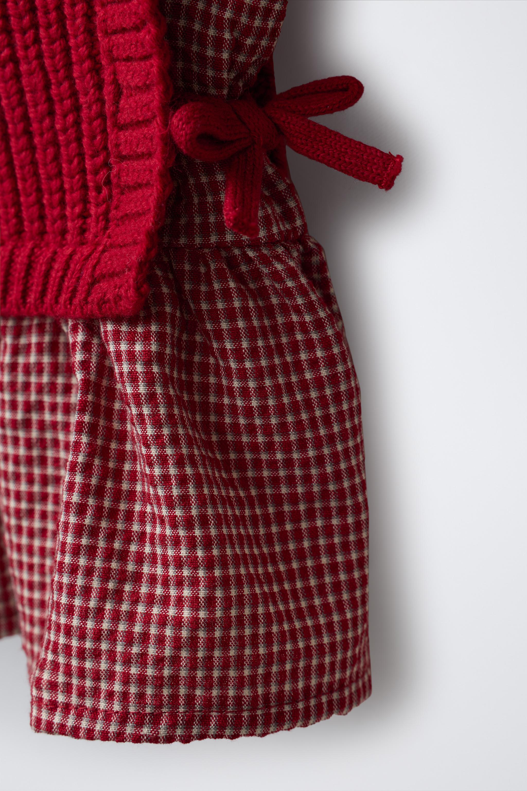 KNIT VEST WITH WOOL AND EMBROIDERED SHIRT